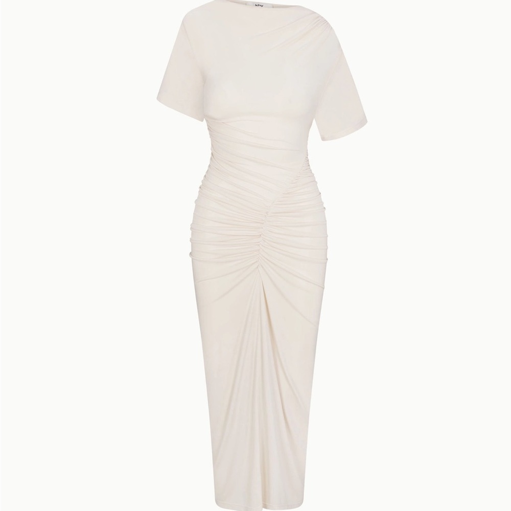 KhyxAltein asymmetrical ruched dress brand